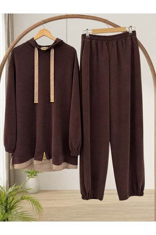 Oysho Kumaş Takım 11289 - Mürdüm - L-XL