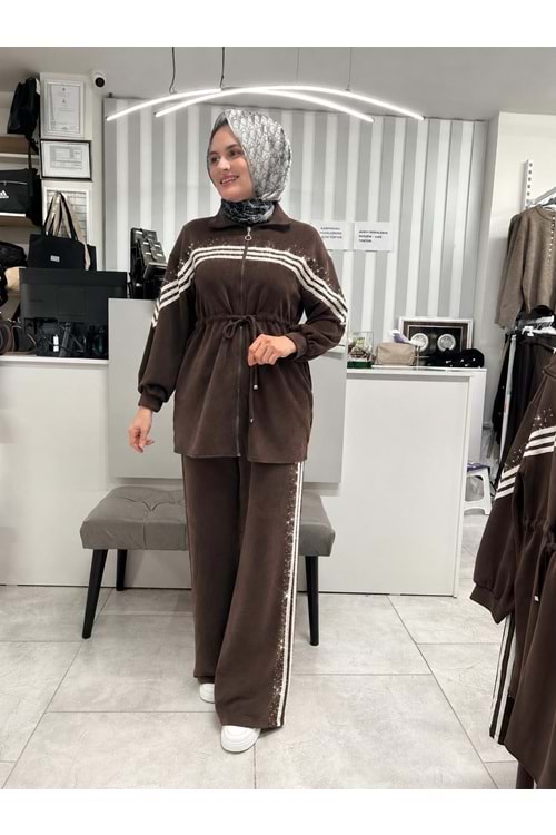 Pullu Spor Takım 120503 - Acı Kahve - 40 - AZRA09131-71344