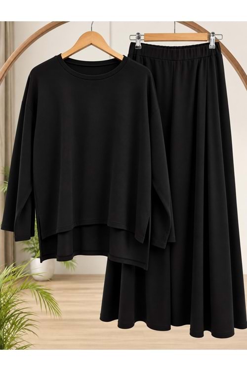 2iplik Takım 14551 - Siyah - L-XL