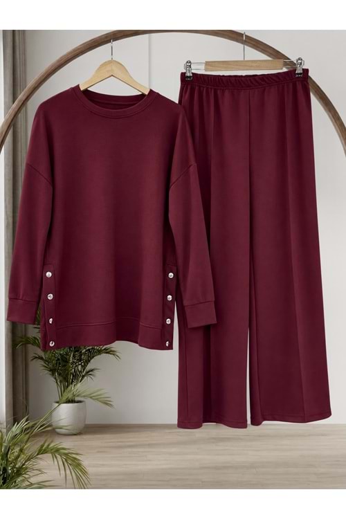 Çıtlı Takım 2006 - Bordo - S-M - AZRA09215-71904