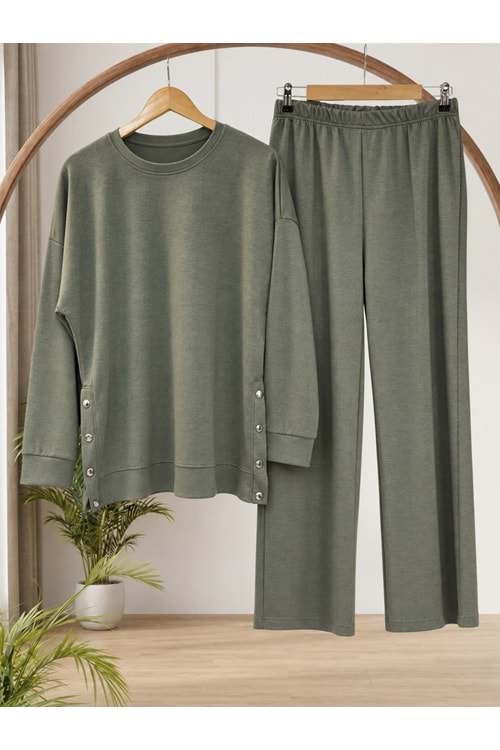 Çıtlı Takım 2006 - Haki - L-XL - AZRA09215-71907
