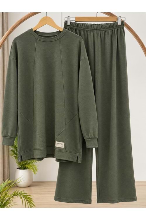 Kampanyalı Çapraz Çımalı Takım 2009 - Haki - L-XL - AZRA09225-72055