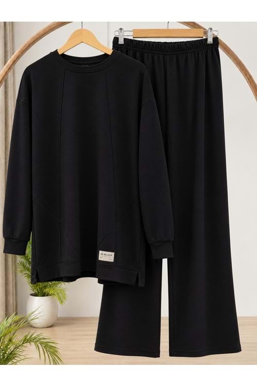 Kampanyalı Çapraz Çımalı Takım 2009 - Siyah - L-XL - AZRA09225-72059
