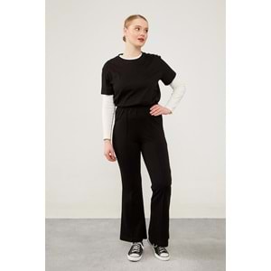 Çımalı Oysho Kumaş Pantolon 410047 - Siyah - S
