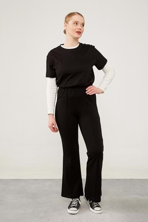 Çımalı Oysho Kumaş Pantolon 410047 - Siyah - S