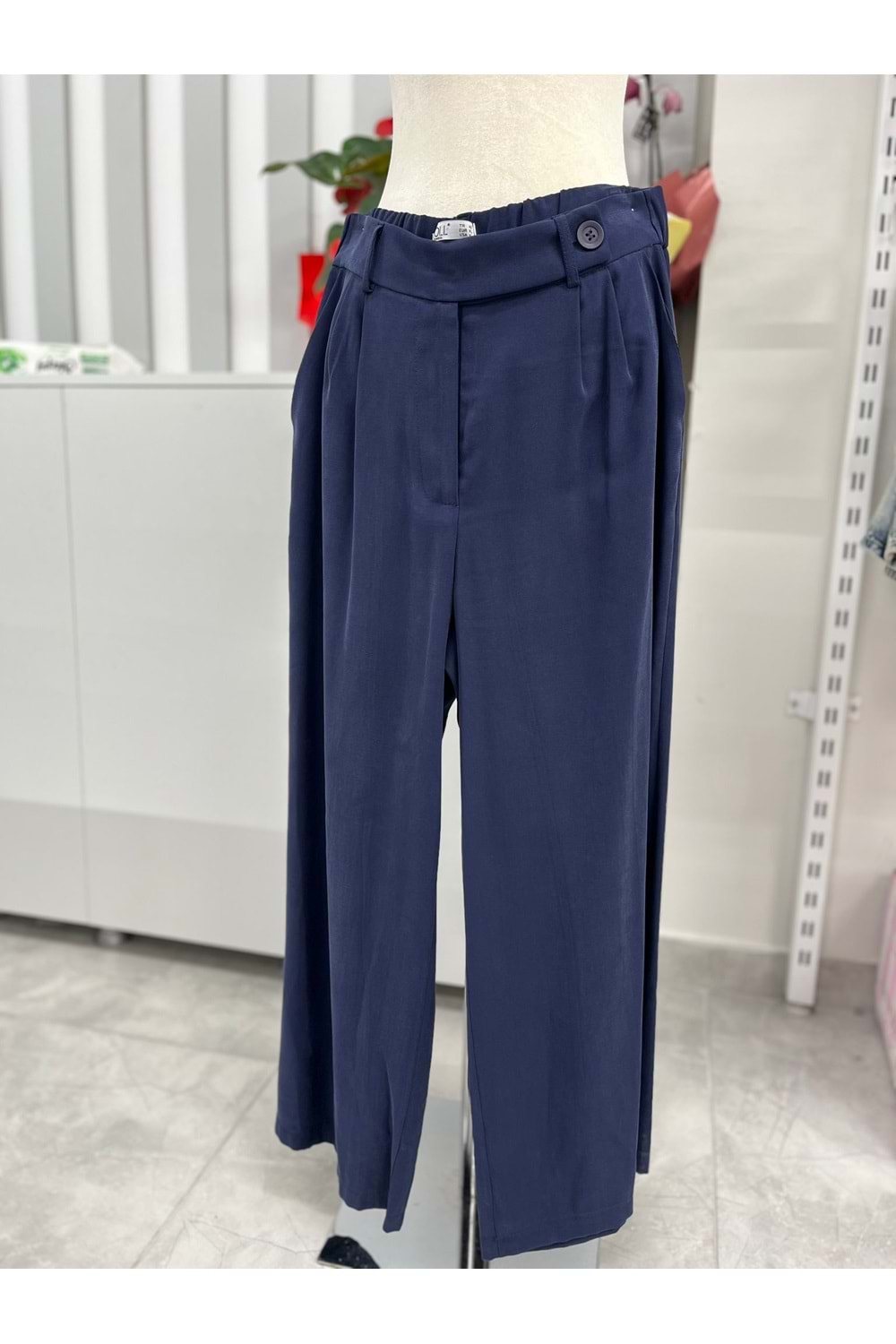 İkoll Palazzo Pantolon 34797 - Lacivert - XL - AZRA05500-46075