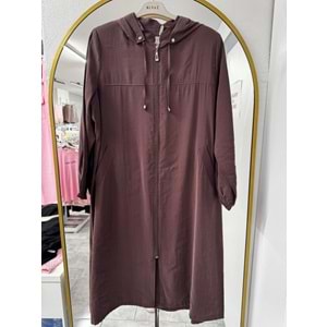 Arkası Nakışlı Kap 1499 - Kahve Rengi - 60