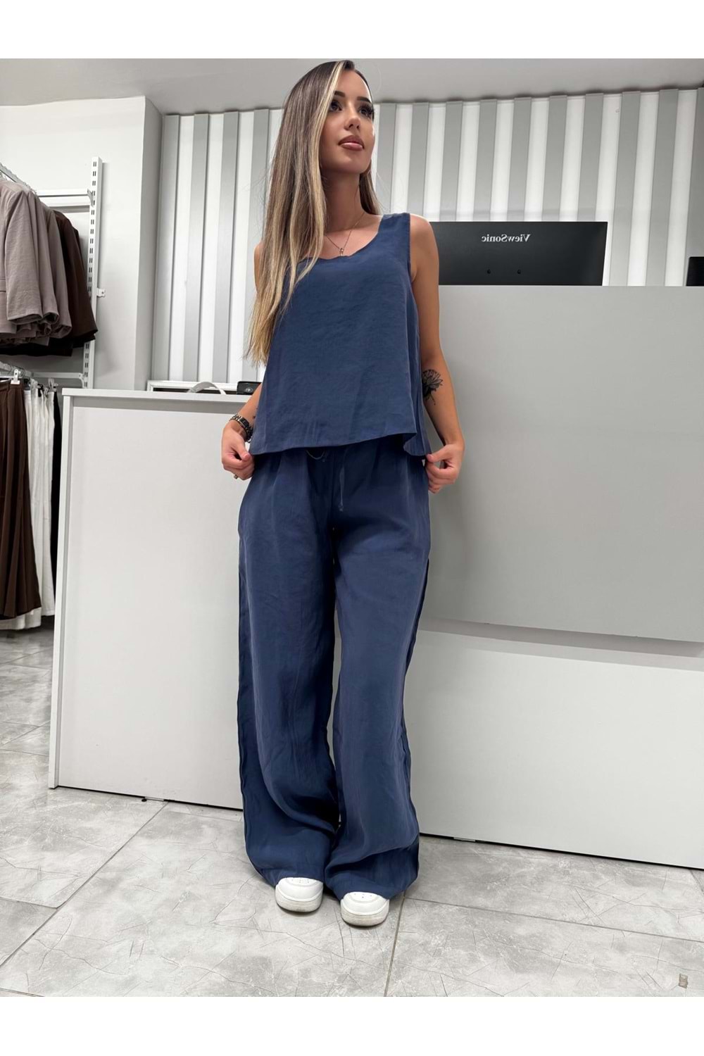 Modal Kumaş Takım 25893 - Lacivert - L