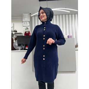 Angora Hırka 1418 - Lacivert - TEK BEDEN
