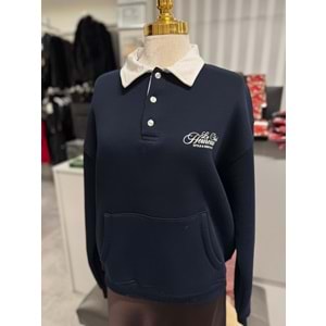 Yakalı Sweat 10463 - Lacivert - M - AZRA07106-56944