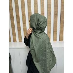 G Desen Şal 1105 - Yeşil - TEK BEDEN