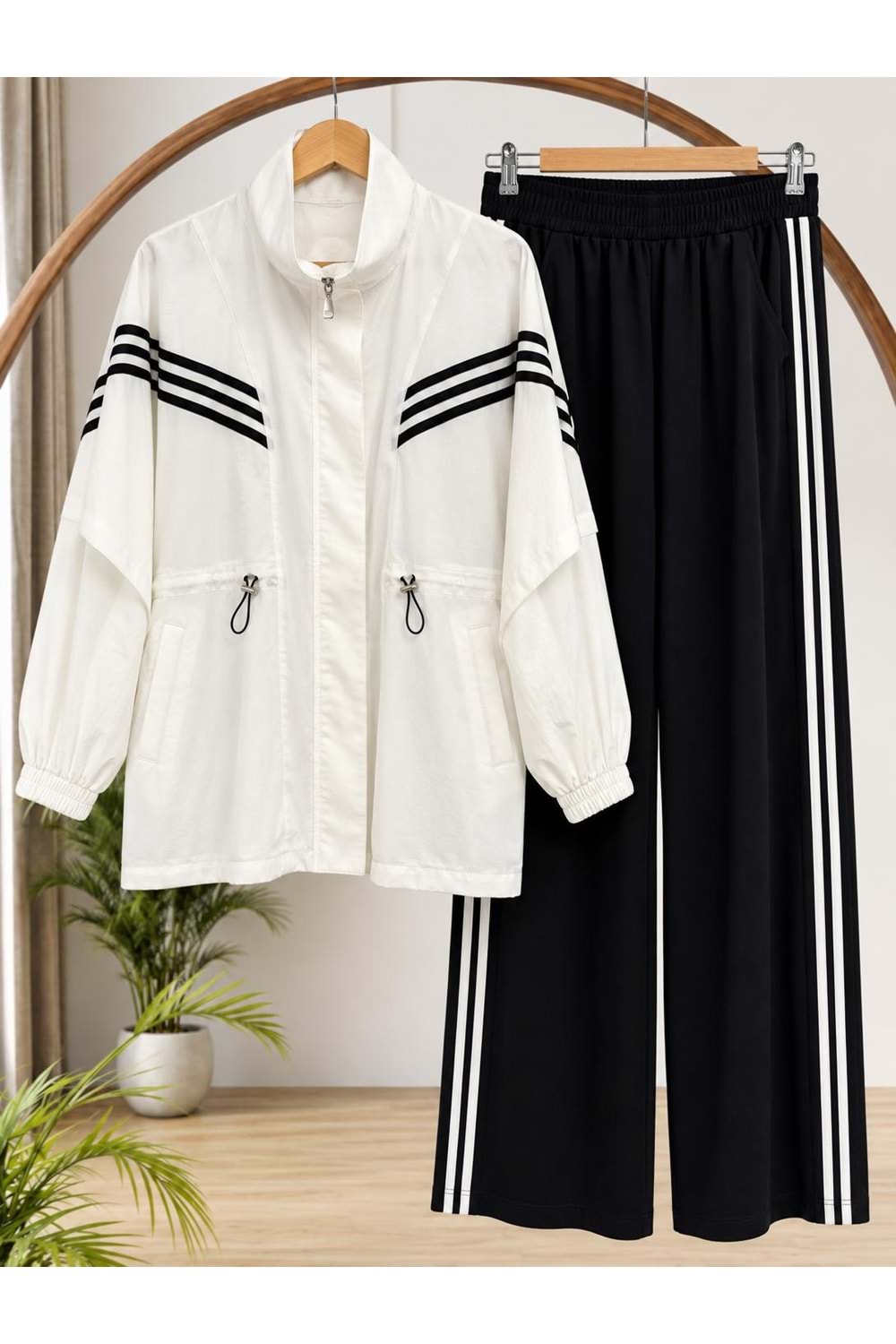 AD Desen Spor Takım 9121 - Beyaz - L-XL